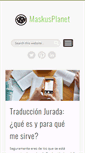 Mobile Screenshot of maskusplanet.com